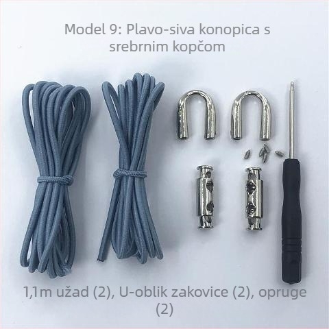 Elastične vezice za cipele bez vezivanja – za odrasle i djecu, s kopčom, za proljeće