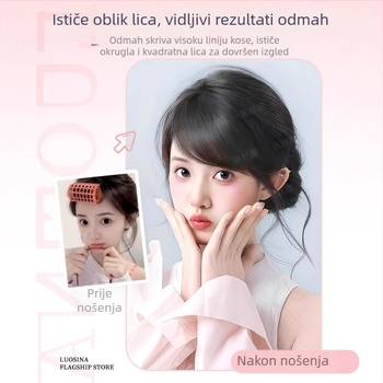 Topper za kosu za žene — vlakna otporna na visoke temperature, ravne vlasi, mehanička obrada, bez boja i bez perm