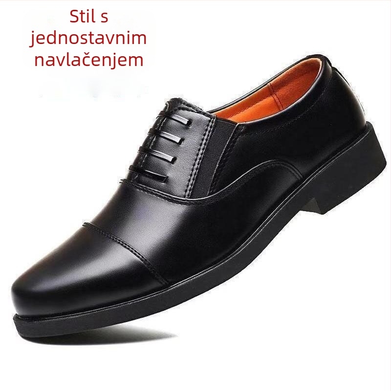 Dragonfly muške poslovne kožne cipele – gornji dio od umjetne kože, PU ulošak, kožna podstava