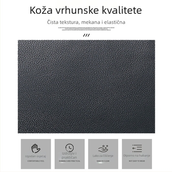 Muška kožna torba za dokumente, gradski minimalistički stil, model 9955-5, (prirodna koža; podstava poliester-pamuk; vodootporna)