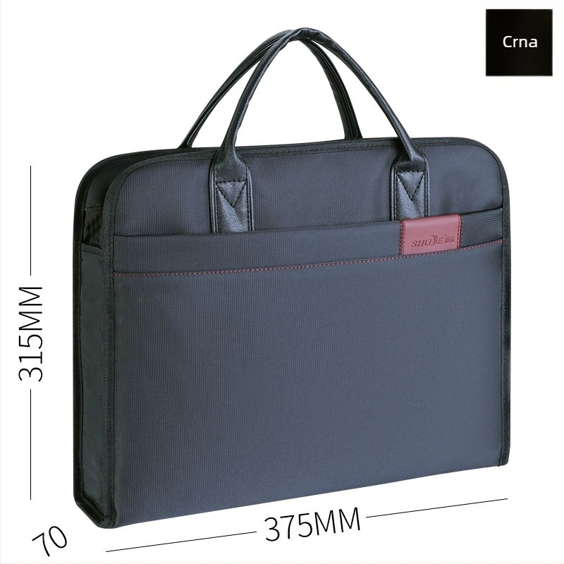 Shujie 315 Torba za dokumente s dvostrukim slojem i zatvaračem, poslovna torba od Oxford platna
