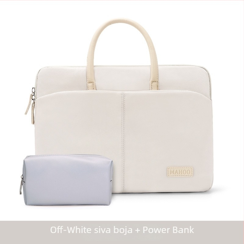 apirily Unisex poslovna torba za laptop – lagana, vodootporna, Oxford tkanina, nylon podstava, jednobojni uzorak
