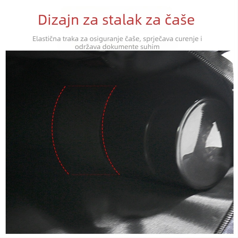 Torba za dokumente – velika kapaciteta, vodootporna, konferencijska torba s zatvaračem (Brand: Qin Bo; Materijal: Oxford platno; Stil: Zip; Oblik: Pravokutnik)