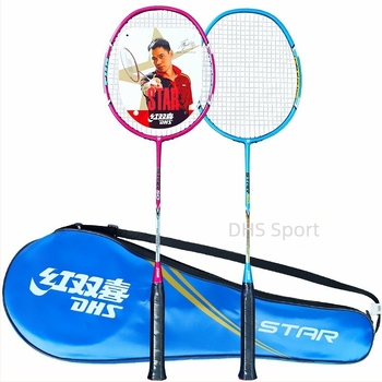 Reket badminton, potpuno karbonski, iznimno lagan, težina 95–100 g, debljina drške G3, tip reketa: ravni, pogodna za djecu