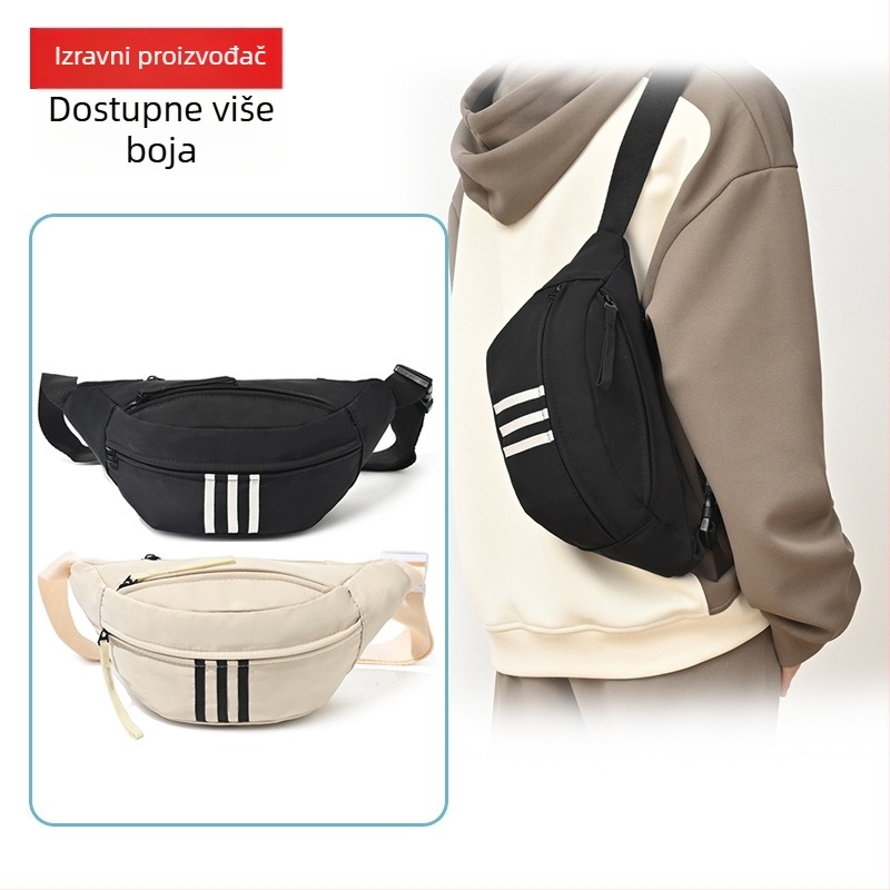 Unisex torba preko tijela od Oxford tkanine, ultra lagana i kompaktna, podstava od poliestera, korejskog stila za svakodnevnu upotrebu