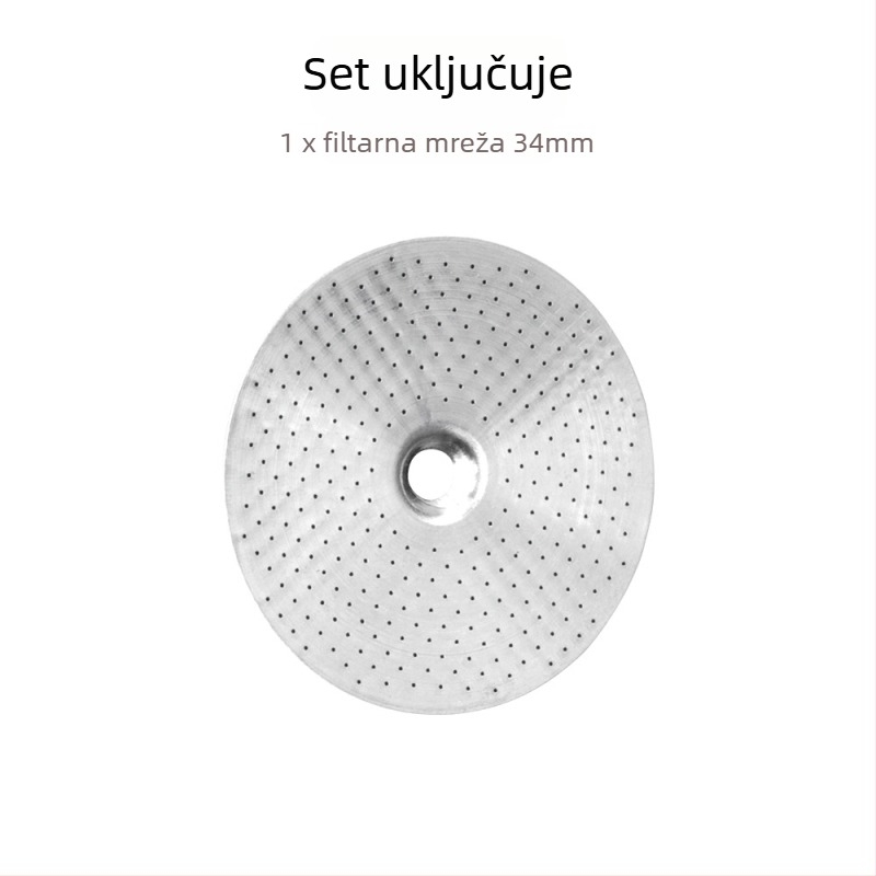 Nehrđajući čelični filter za aparat za kavu, kružni rub (Materijal: nehrđajući čelik; Šifra proizvoda: Y258092; Marka: Other; Uvoz: Ne; Stil: Jednostavan)