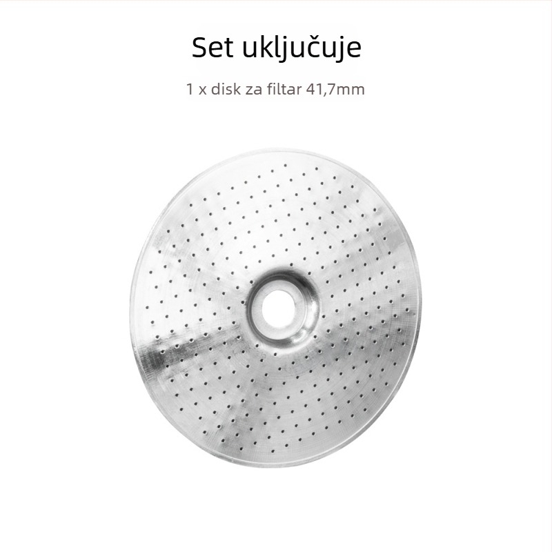 Nehrđajući čelični filter za aparat za kavu, kružni rub (Materijal: nehrđajući čelik; Šifra proizvoda: Y258092; Marka: Other; Uvoz: Ne; Stil: Jednostavan)
