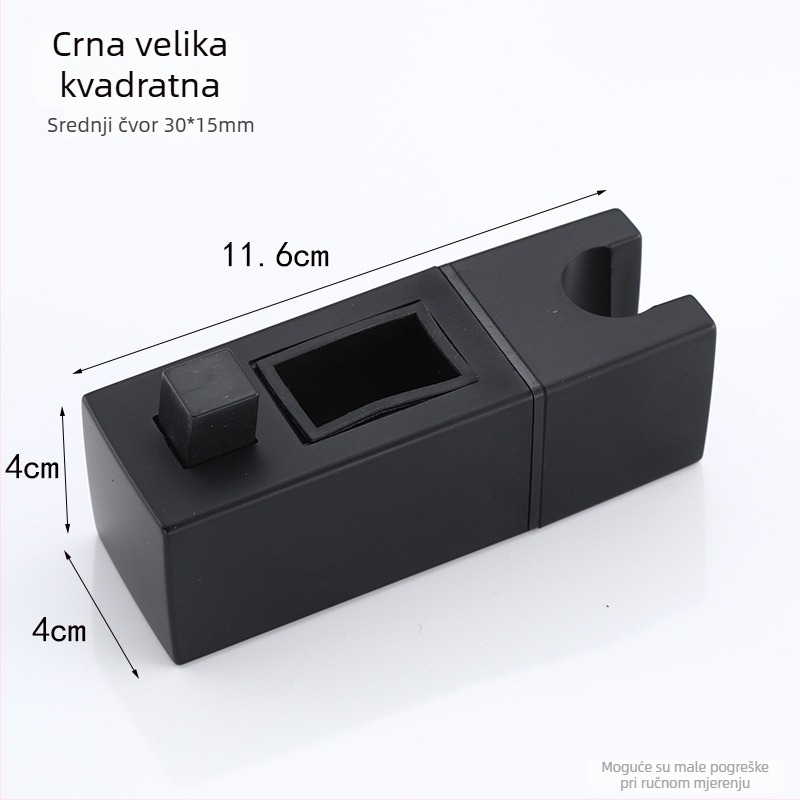 Držač za tuš s mehanizmom podizanja, srednja vilicu, ABS, 0,5 MPa, 30°C, moderan minimalistički dizajn