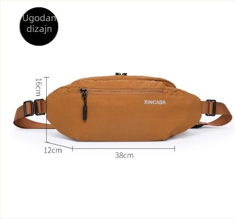 Muška crossbody torba, najlon, vodootporna, ultralagana, stil za slobodno vrijeme putovanja, Xincada