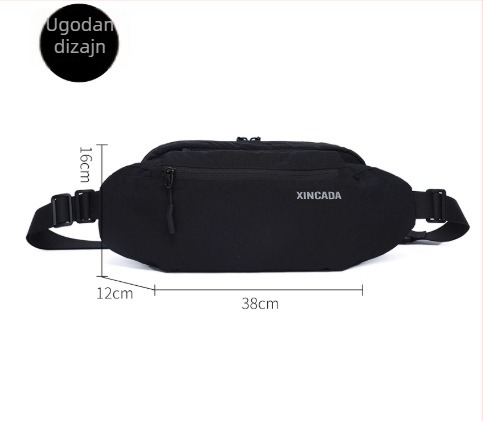 Muška crossbody torba, najlon, vodootporna, ultralagana, stil za slobodno vrijeme putovanja, Xincada