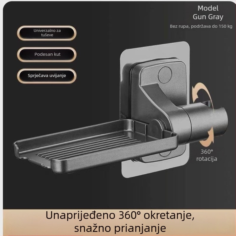 Držač za tuš Qianjiale, ABS materijal, zidna ugradnja, moderan stil