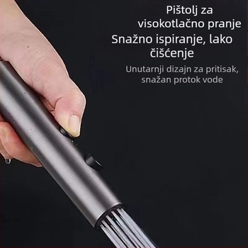 Pistolj za ispiranje WC-a 709, od nehrđajućeg čelika i plastike, modernog jednostavnog dizajna