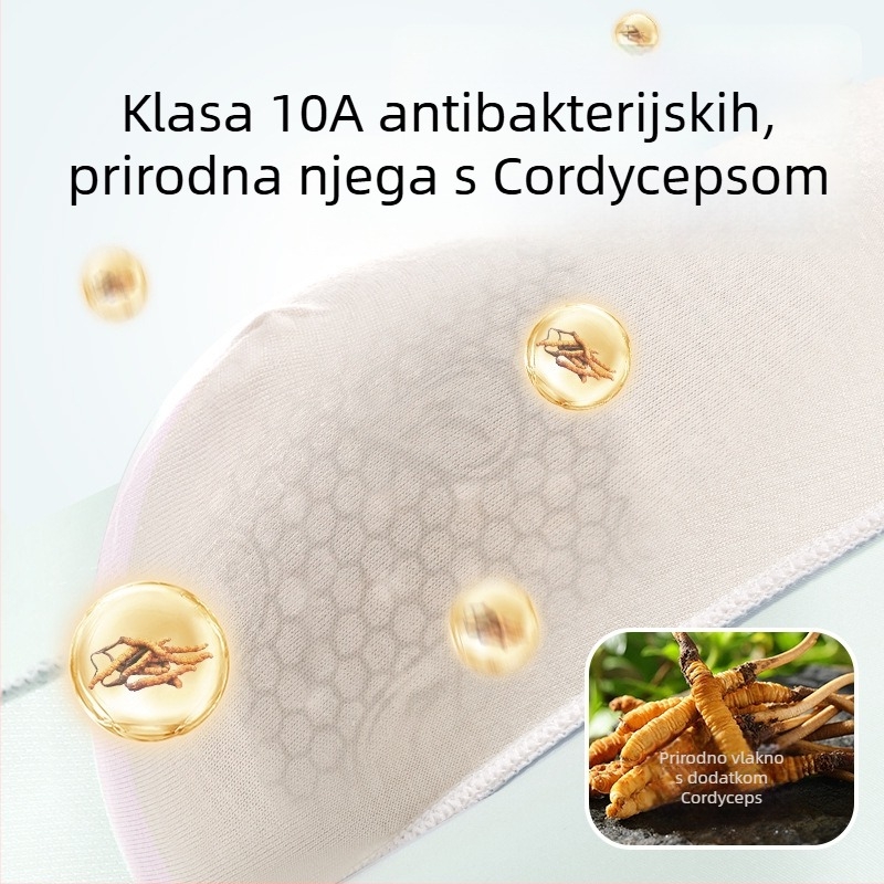 Muške antibakterijske bokserice od ice silk, prozračne i brzo se suše, najlon pletivo, srednji struk, podstava prepona od regenerirane celuloze vlakana