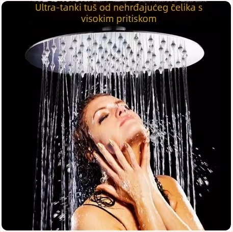 leo-pardes nehrđajući čelik gornja tuš glava, kišni način, moderan jednostavan stil