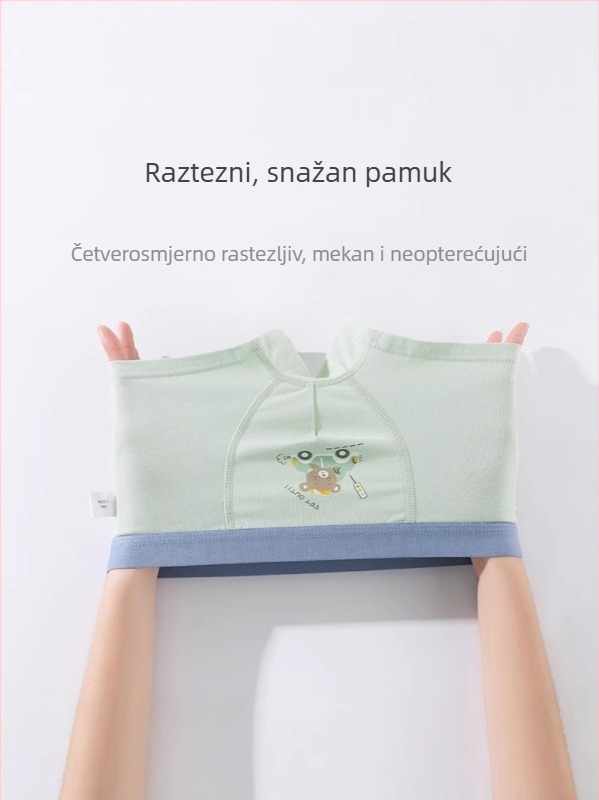 Ibaihui Dječje pamučne bokserice s karikaturnim printom, Klasa A sigurnost, 91–95% pamuka, uzrast 3–8 godina