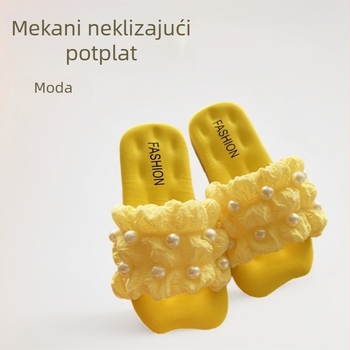 Dječje sandale u princes stilu, gornji dio PVC, potplat PVC, karirani uzorak, prozračne i protuklizne