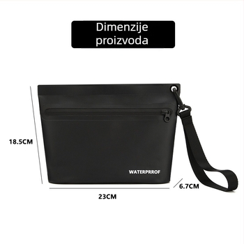 Vodootporna torbica za putovanje s odjeljivanjem mokro-suha, prijenosna kozmetička torba od PVC mreže, kapacitet 2L