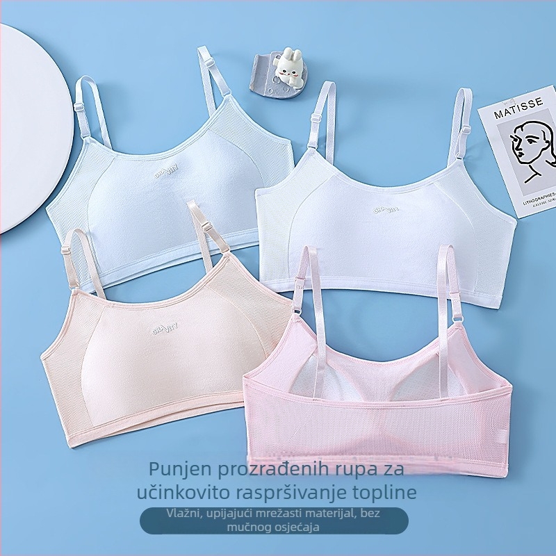 Najlonski gornji dio za prsa s omotom – vestni stil, tanke čašice, puni cup, prozračan, udoban, 70–80% najlona