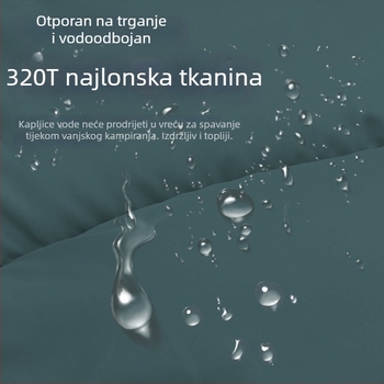 Spavaća vreća s perjem za odrasle – kampiranje na otvorenom, jesen i zima