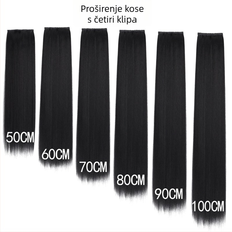 Perika FP4Q Dream Floating, vlakna otporna na visoke temperature, ravna kosa, za dame, podrijetlo Zhejiang