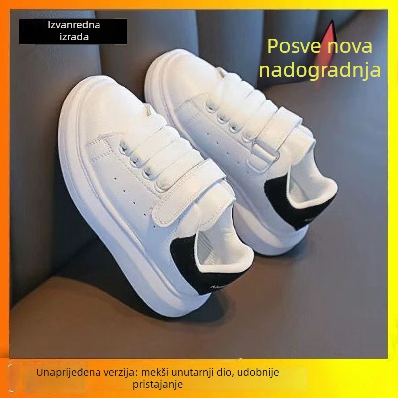 Dječje tenisice sa Velcro kopčom, gornji dio od mikrovlakana, gumeni đon, unisex, proljeće–jesen