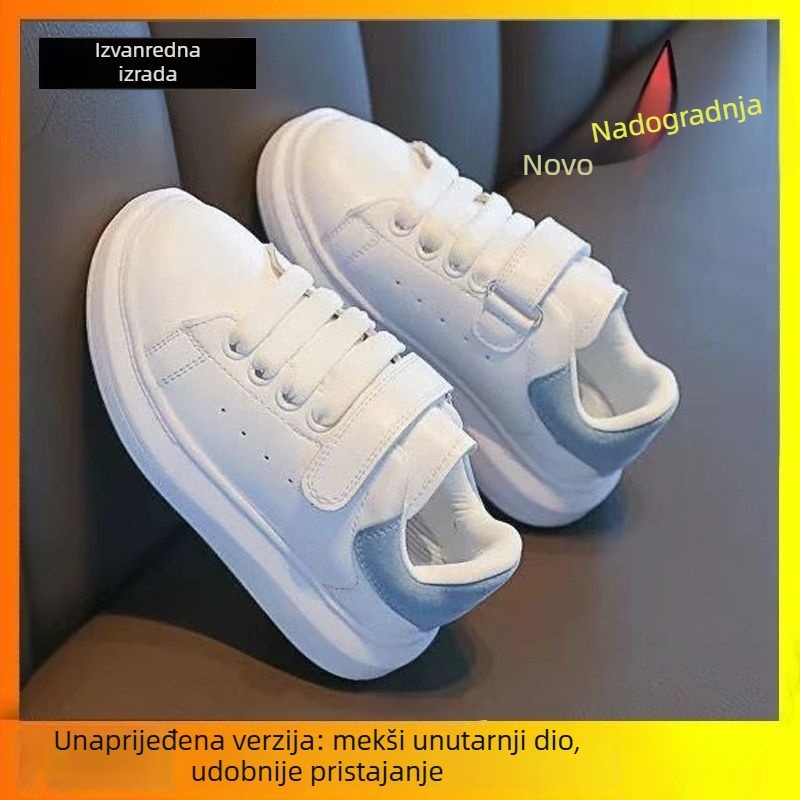 Dječje tenisice sa Velcro kopčom, gornji dio od mikrovlakana, gumeni đon, unisex, proljeće–jesen