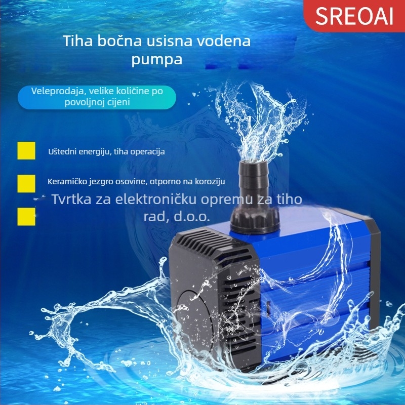 Akvarijska potopna pumpa | horizontalna izvedba, jednostupanjska pumpa, za crpljenje vode i oksigenaciju | Brand Chuangrui, težina 20 kg