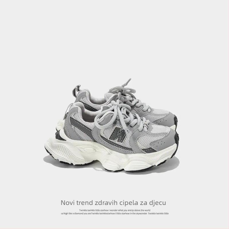 Dječje Dad Shoes cipele – jesen 2025, prozračne, lagane, s Velcro zatvaračem, gumeni potplat, unisex