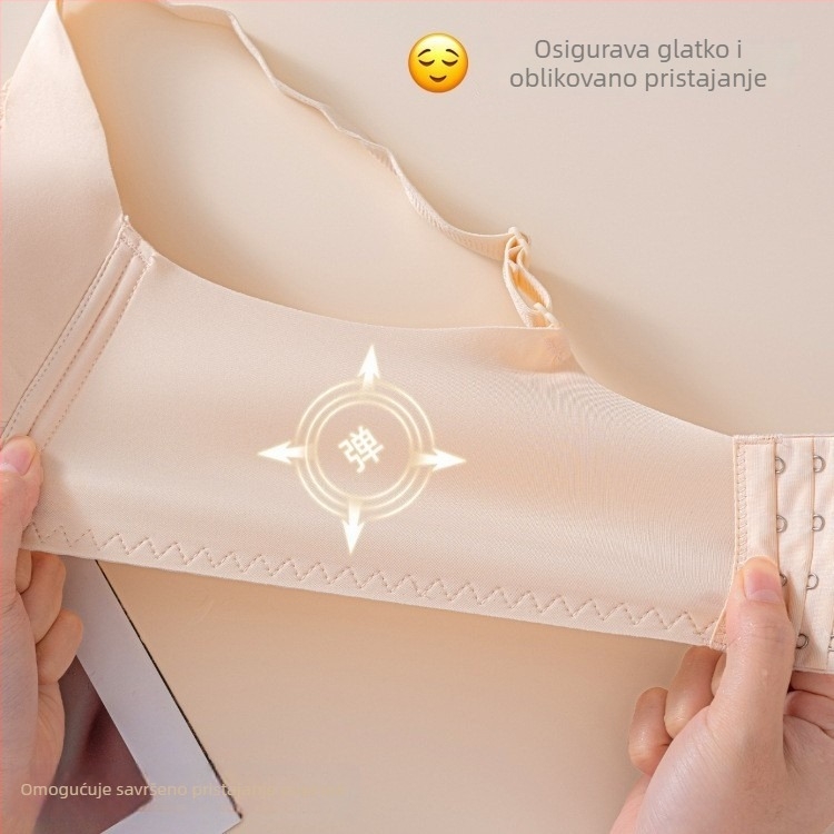 Sutien za dojenje od pamuka, tanke oblikovane košarice, stražnje kopče s četiri reda kukica, čvrste naramenice, jedinstven dizajn