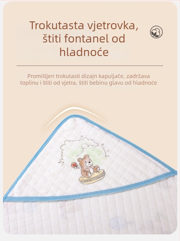Novorođena pamučna dišuća swaddle deka – četiri sezone, univerzalno omatanje za bebu (Materijal: pamuk; Punilo: kemijsko vlakno; Dob: 0–12 mjeseci; Sezona: četiri sezone; Sigurnosna razina: Klasa A)