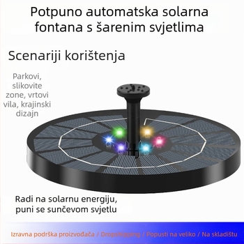 Fontana od smole za zanatske svrhe s uzorkovanim raspršivanjem vode