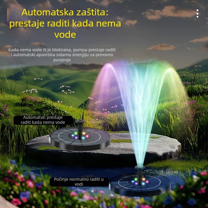 Fontana od smole za zanatske svrhe s uzorkovanim raspršivanjem vode