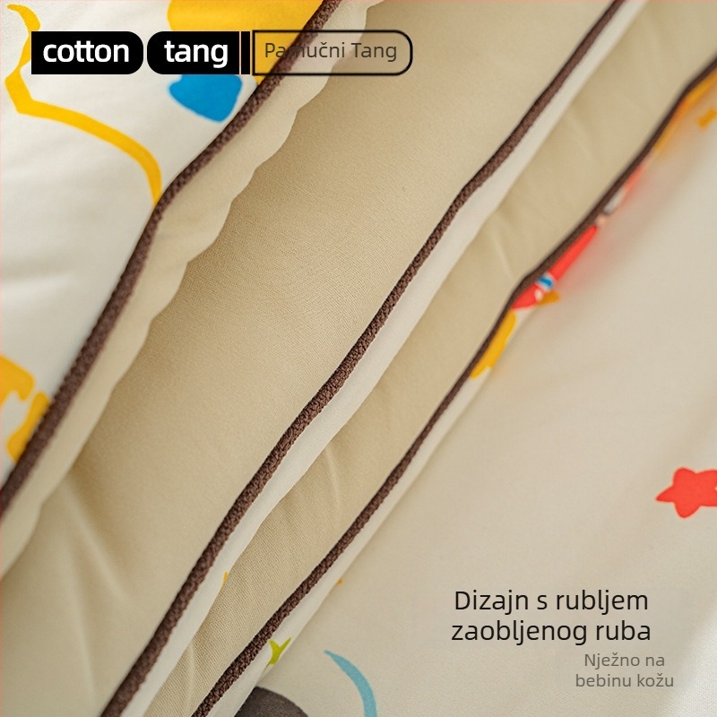 Mu Mu Bear Dječji pamučni quilt – Sve sezone, Antibakterijski, Strojno pranje