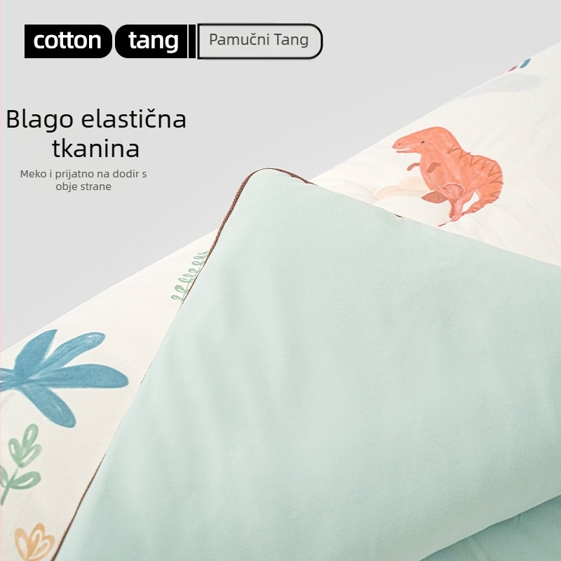 Mu Mu Bear Dječji pamučni quilt – Sve sezone, Antibakterijski, Strojno pranje