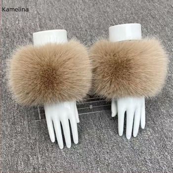 Unisex manžeti za zglob od umjetne dlake, korejski stil, zima/jesen, brend Yimo, odrasli