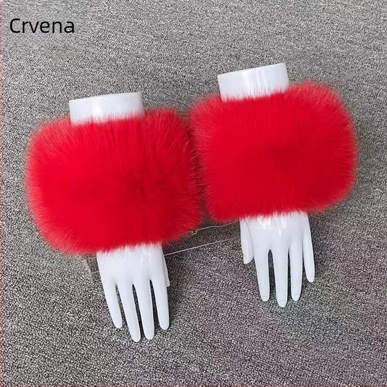 Unisex manžeti za zglob od umjetne dlake, korejski stil, zima/jesen, brend Yimo, odrasli