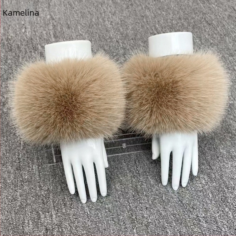 Unisex manžeti za zglob od umjetne dlake, korejski stil, zima/jesen, brend Yimo, odrasli