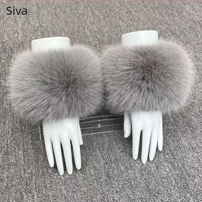 Unisex manžeti za zglob od umjetne dlake, korejski stil, zima/jesen, brend Yimo, odrasli