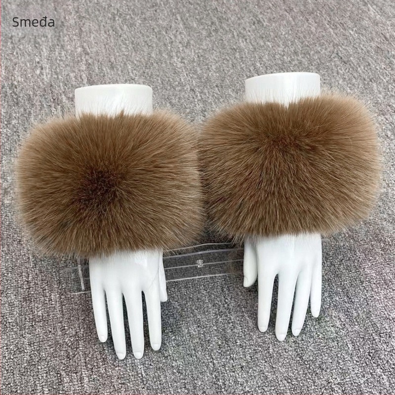 Unisex manžeti za zglob od umjetne dlake, korejski stil, zima/jesen, brend Yimo, odrasli