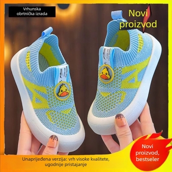 Dječje mrežaste tenisice Slip-On, prozračne, otporne na habanje, PVC potplat, ljeto, svakodnevni stil