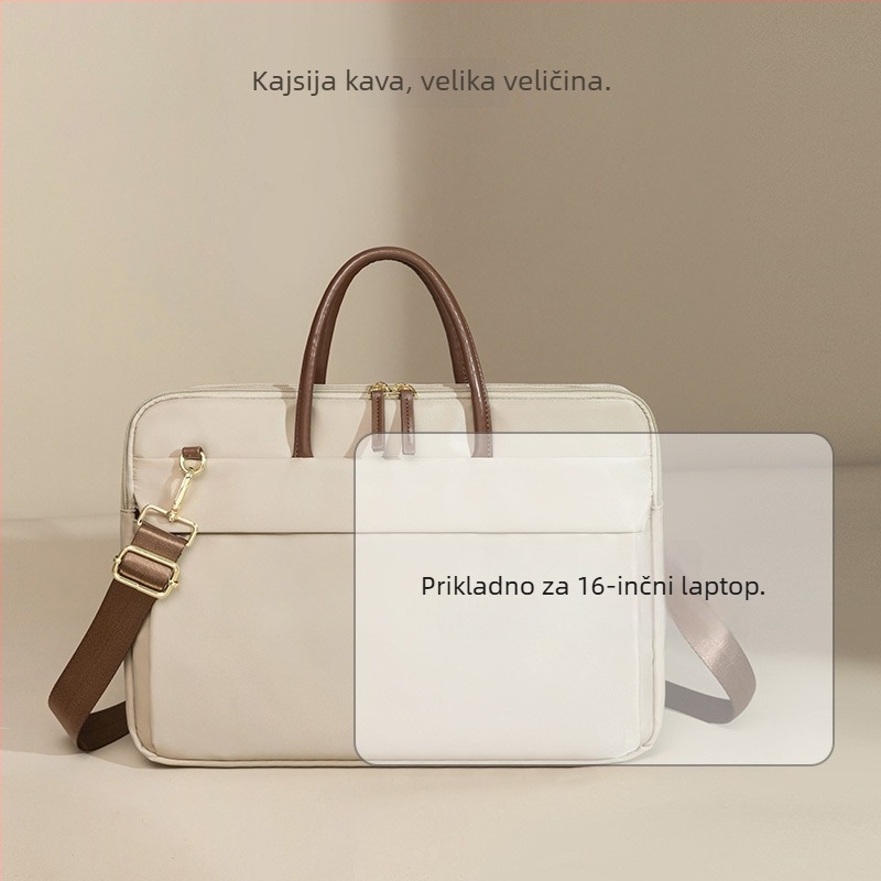 Torba za laptop – vodootporna, otporna na habanje, otporna na udarce, poliester, gradski stil, unisex (Poliester; Unisex; Gradski stil)