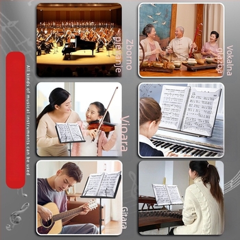 Spremnik za note A4, PP materijal, za slobodne listove partitura