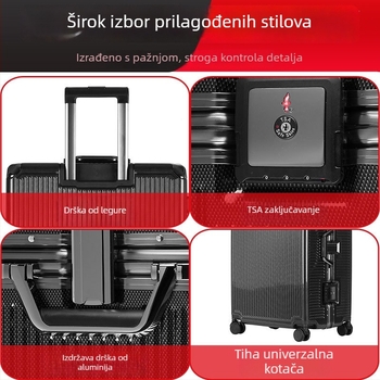 Kofer za putovanje ABS+PC, 2,5 kg, univerzalni kotači, kombinacijska brava