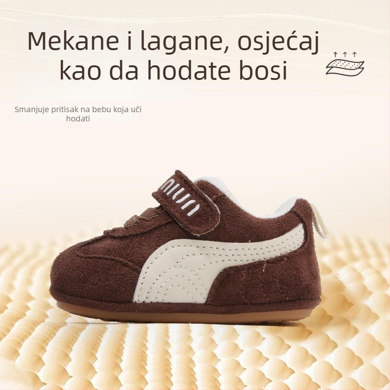 Cipele za bebe 12–36 mjeseci (Unisex, protuklizna mekša potplata, gornji dio od sintetičke kože, jesen)