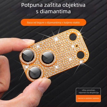 Staklena zaštitna folija za objektiv kamere iPhone 17 zadnju kameru – HD, otporno na eksplozije, otporno na prašinu