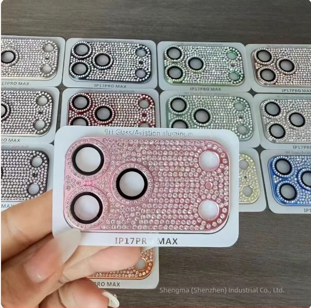 Staklena zaštitna folija za objektiv kamere iPhone 17 zadnju kameru – HD, otporno na eksplozije, otporno na prašinu