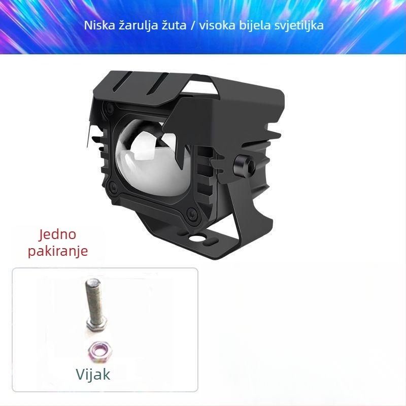 LED laserski reflektor za motocikl, antifog funkcija, vanjska montaža