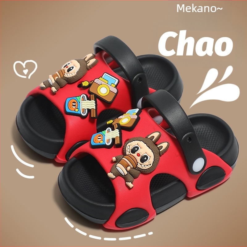 Dječje EVA sandale s crtićem, prozračne, otporne na habanje, unisex, za uzrast 4–12 godina, gornji EVA, potplat EVA, izrađene injekcijskim oblikovanjem