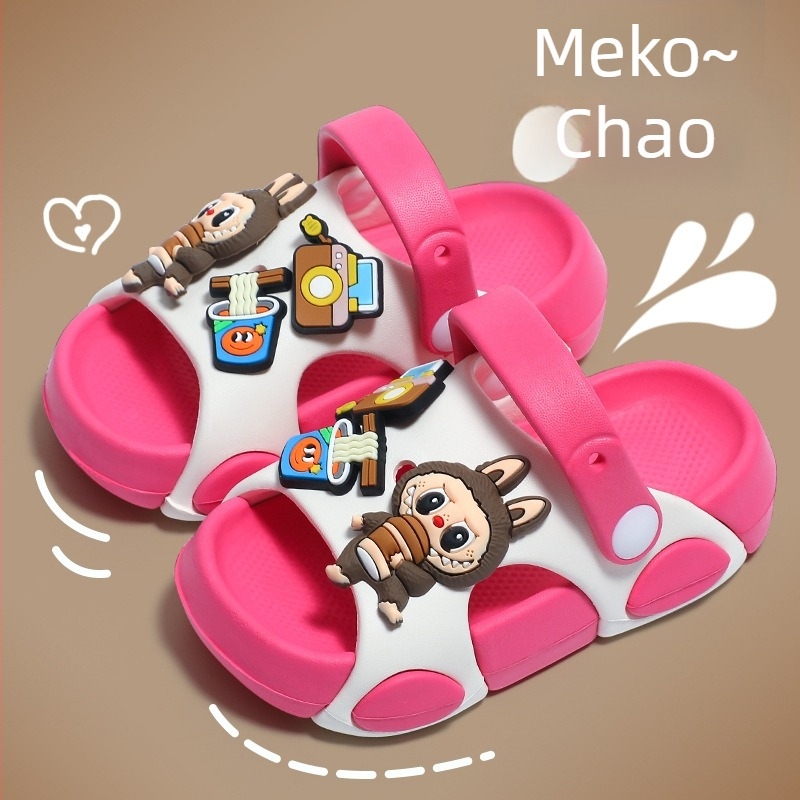 Dječje EVA sandale s crtićem, prozračne, otporne na habanje, unisex, za uzrast 4–12 godina, gornji EVA, potplat EVA, izrađene injekcijskim oblikovanjem