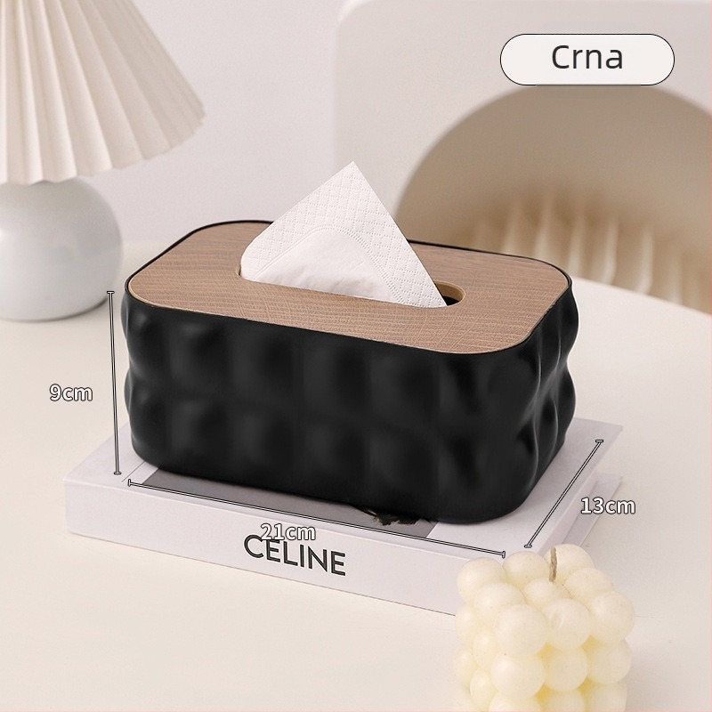 Plastična kutija za papirnate maramice, model MSS-101, vodootporna i višestruka upotreba, na radnom stolu, Cute Persimmon